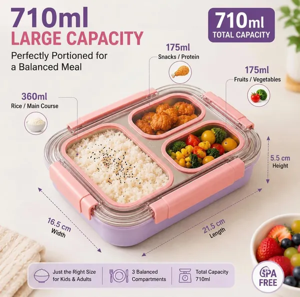 Stainless_Steel_Pink_3_Compartment_Lunch_Box