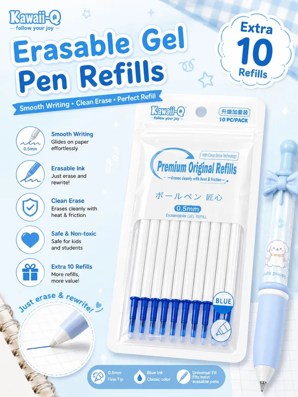 Kawaii_Bow_Erasable_Ink_Gel_Pens_Set_Of_4