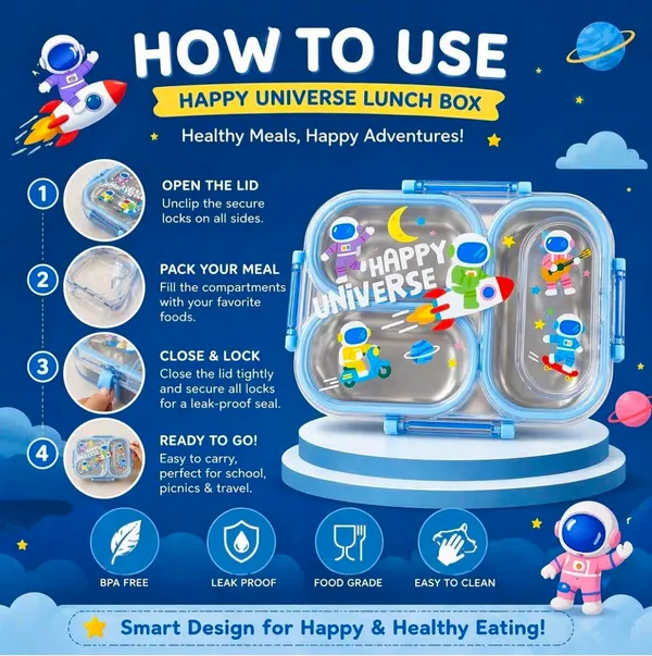 Happy_Universe_3-Compartment_Stainless_Steel_Kids_Lunch_Box_–_Blue