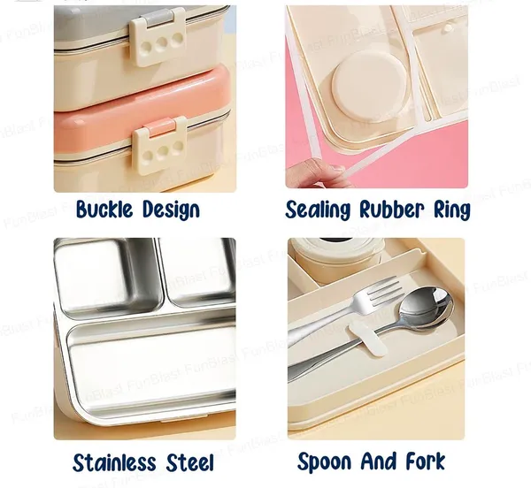 Super_Cat_Insulated_Bento_Grey_Lunch_Box