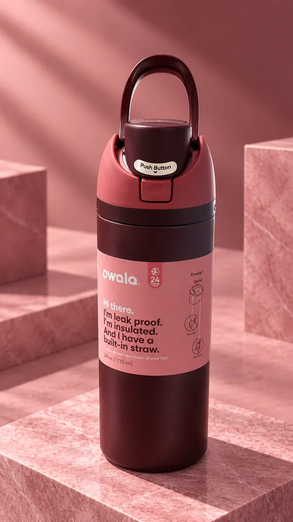 Owala_Premium_Dusty_Rose_Insulated_Water_Bottle_–_Leak-Proof,_Built-In_Straw_&_Push-Button_Lid,_24_oz