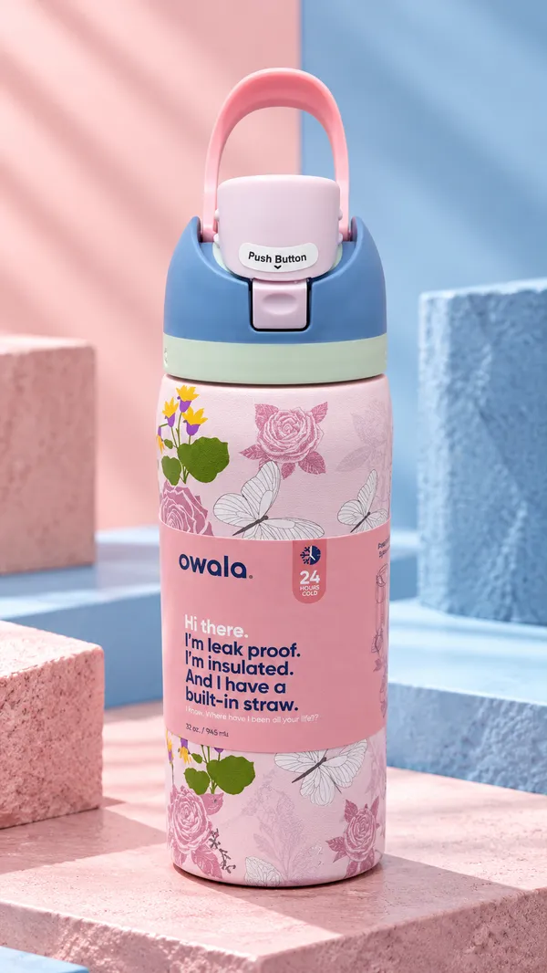 Owala_Premium_Floral_Pink_Insulated_Water_Tumbler_|_Luxury_Pastel_Design,_Leak-Proof_FreeSip_Lid_&_Built-In_Straw_–_32_oz