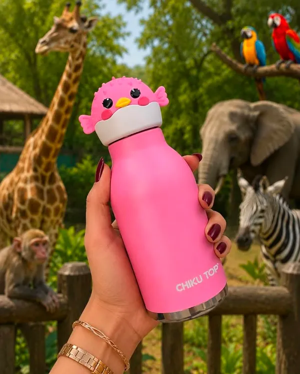 Pink_fish_Character_Water_Bottle