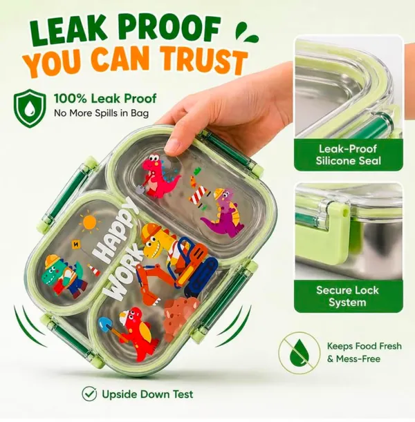 Premium_3-Compartment_Stainless_Steel_Lunch_Box_for_Kids_–_Leak-Resistant_Tiffin_Box_with_Secure_Locks