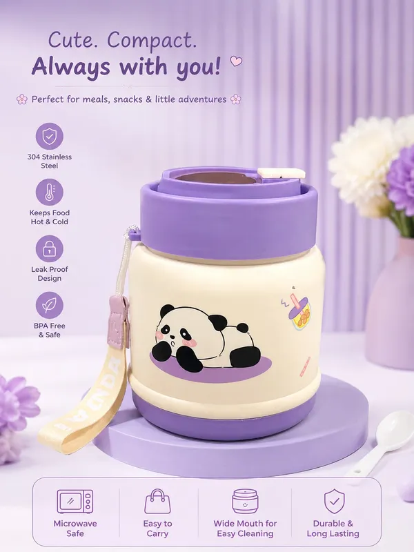 Premium_Panda_Kids_Insulated_Lunch_Box_–_Leak-Proof_Food_Container_with_Handle_(Purple)