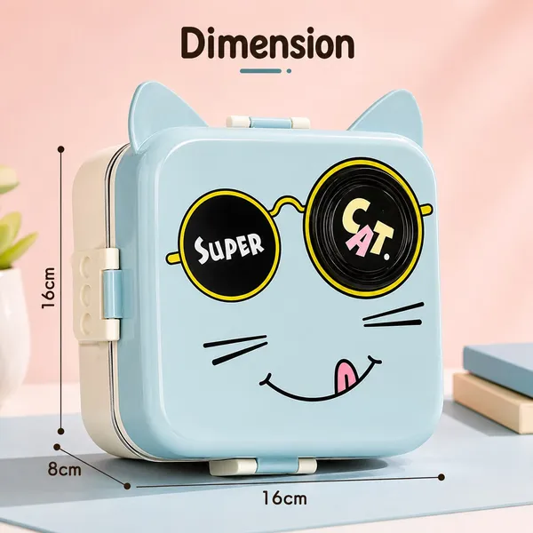Super_Cat_Insulated_Bento_Blue_Lunch_Box