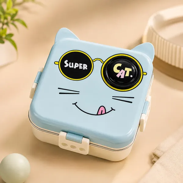 Super_Cat_Insulated_Bento_Blue_Lunch_Box