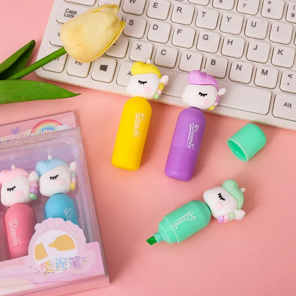 Kawaii-Q_6_Colour_Pastel_Highlighter_Set
