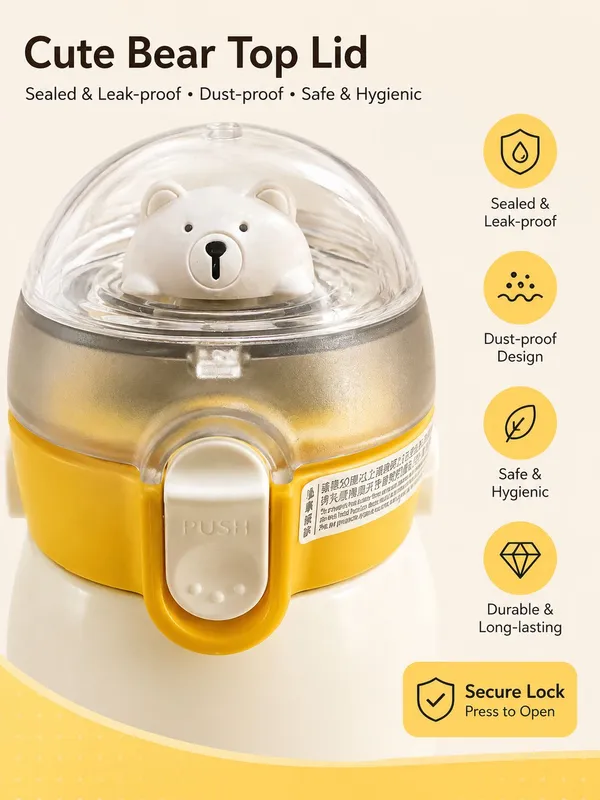 Yellow_Cartoon_Bear_Water_Bottle