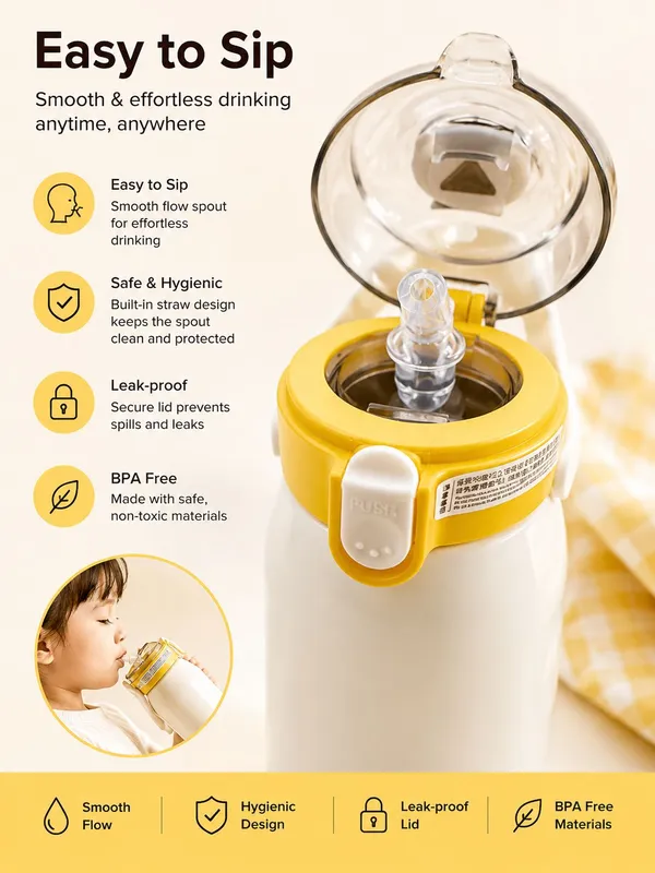 Yellow_Cartoon_Bear_Water_Bottle