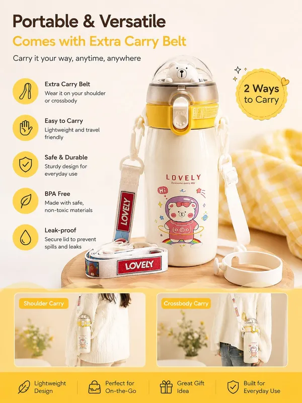 Yellow_Cartoon_Bear_Water_Bottle