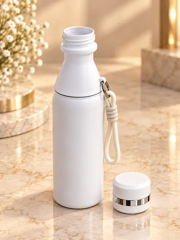 White_Stainless_Steel_Water_Bottle_500Ml