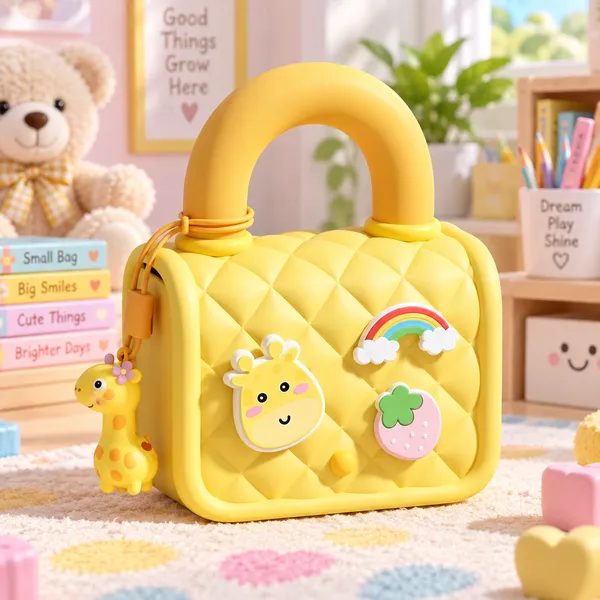 Yellow_Cartoon_Print_Handbag_for_Girls