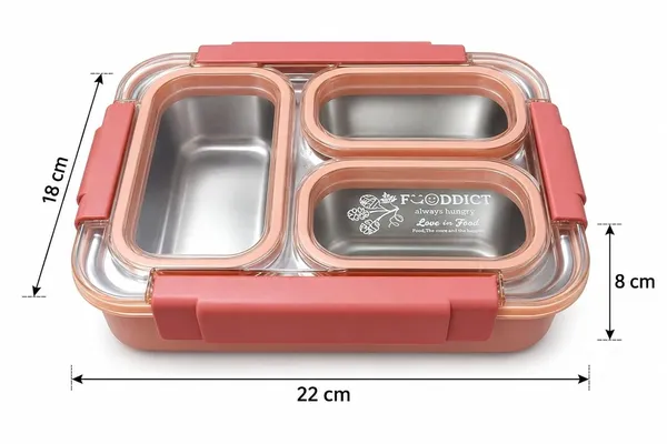 Stainless_Steel_Rose_Gold_3_Compartment_Lunch_Box