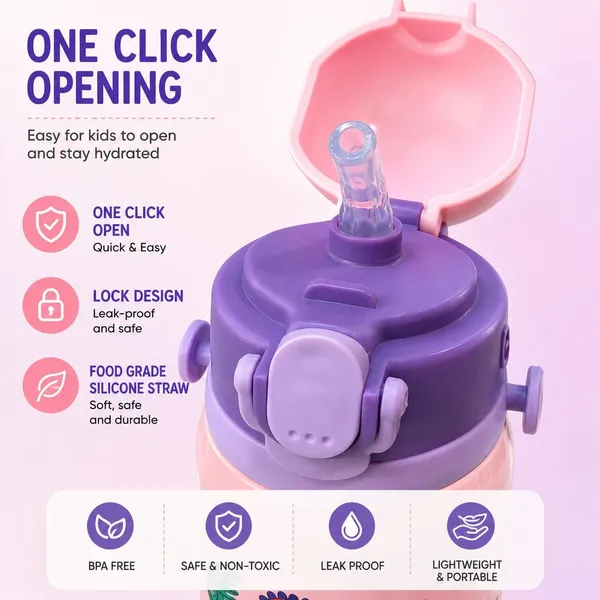 Pink_Dinosaur_Flip_Lid_Water_Bottle_for_Kids