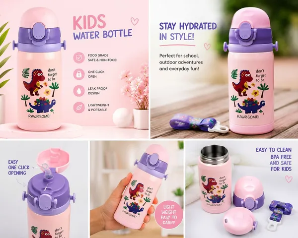 Pink_Dinosaur_Flip_Lid_Water_Bottle_for_Kids