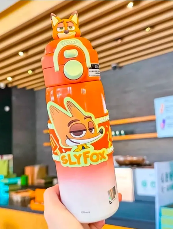 Disney_Slyfox_Orange_Character_Water_Bottle
