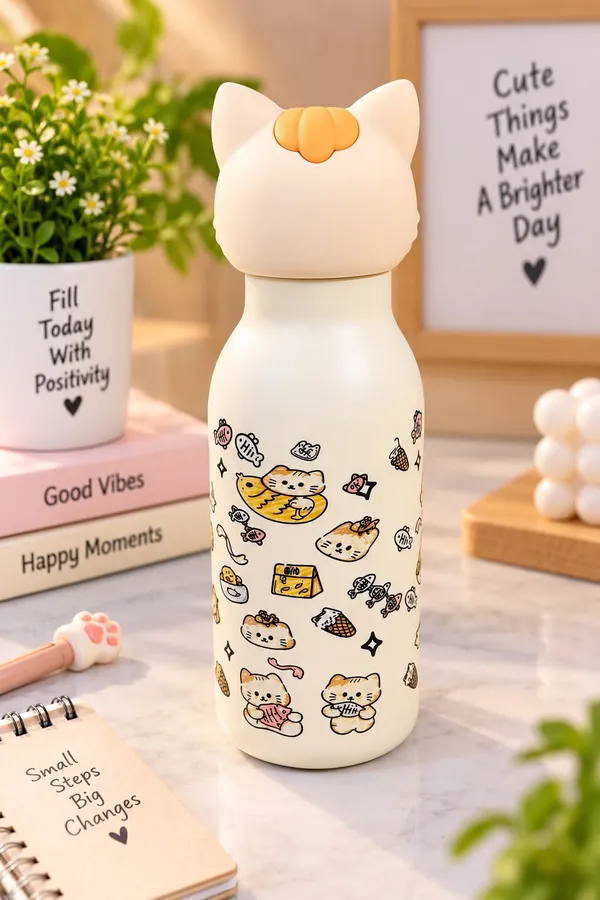 Cat_Chicu_Tom_Cartoon_Water_Bottle