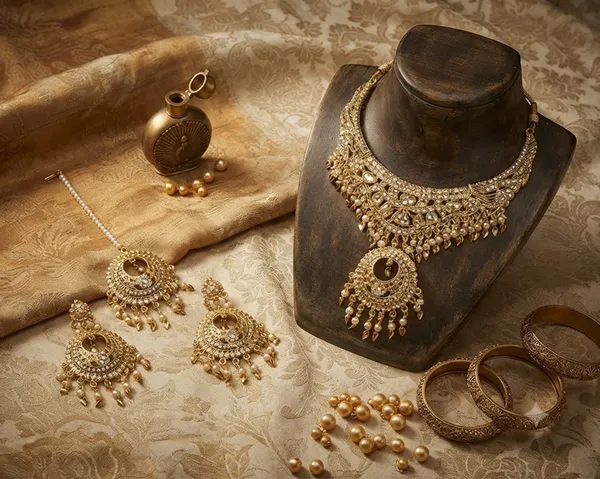 Golden_Alloy_Bridal_Necklace_Earrings_Maang_Tikka_Set_For_Women