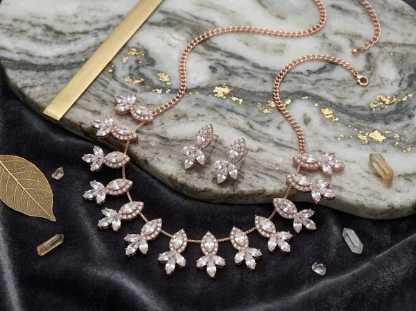 Rose_Gold_Alloy_Crystal_Floral_Drop_Earrings_For_Women