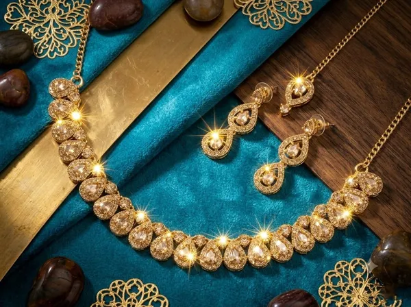 Copper_Golden_Alloy_Bridal_Necklace_Earrings_Maang_Tikka_Set_For_Women