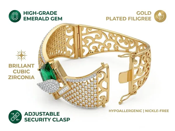 Gold_Green_Alloy_Crystal_Openwork_Wide_Cuff_Bracelet_For_Women