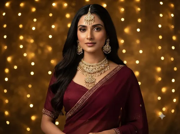 Golden_Alloy_Bridal_Layered_Necklace_Earrings_Maang_Tikka_Set_For_Women