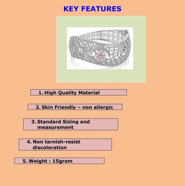 Silver_Pink_Alloy_Floral_Openwork_Crystal_Cuff_Bracelet_For_Women