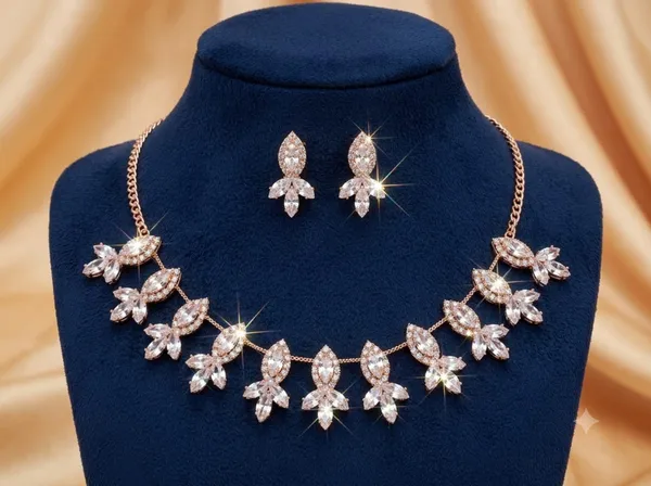 Rose_Gold_Alloy_Crystal_Floral_Drop_Earrings_For_Women
