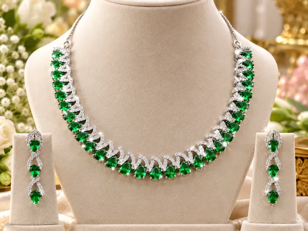 Emerald_Elegance_Green_cubic_Zirconia_Premium_Light_Weight_Necklace_Set