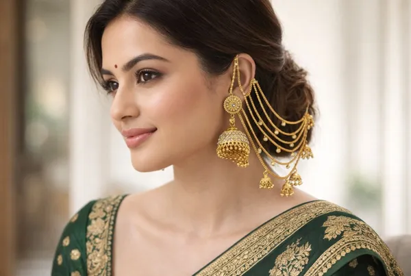 Gold_Alloy_Jhumka_Ear_Chain_Drop_Earrings_For_Women