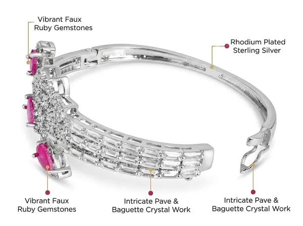 Silver_Pink_American_Diamond_Embellished_Cuff_Bracelet_For_Women