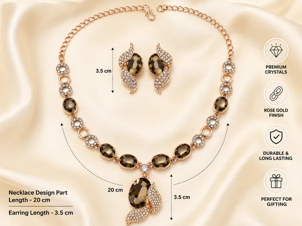Rose_Gold_Alloy_Crystal_Leaf_Necklace_And_Earrings_Set_For_Women