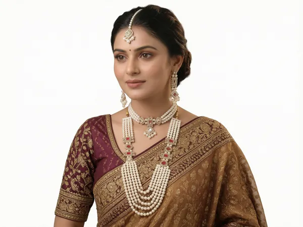 Pearl_White_Red_Alloy_Bridal_Beaded_Necklace_Earrings_Maang_Tikka_Set_For_Women
