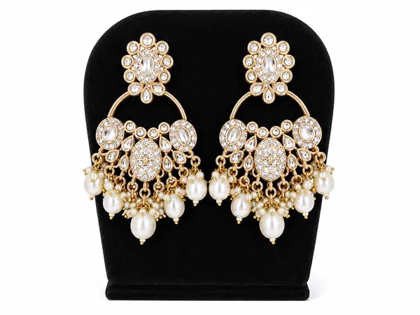 Gold_Alloy_Crystal_Pearl_Chandelier_Drop_Earrings_For_Women