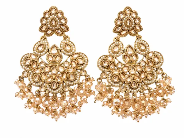 Gold_Alloy_Pearl_Filigree_Chandelier_Drop_Earrings_For_Women