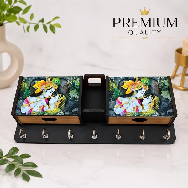 Wood_Fish_Traditional_Radha_Krishna_Wall_Key_Holder