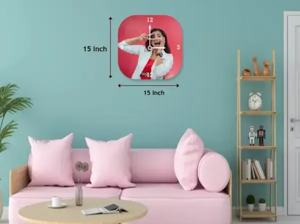 Personalized_Photo_Prt_Square_Wall_Clock