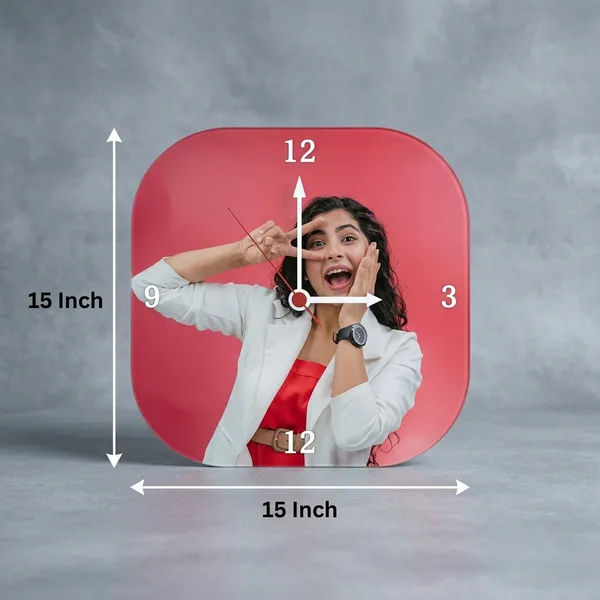 Personalized_Photo_Prt_Square_Wall_Clock