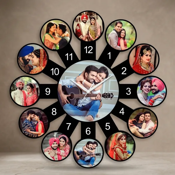 Photo_Collage_Round_Wall_Clock