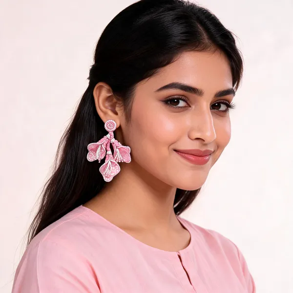 Pink_mushroom_Dangle_Earrings_for_Women
