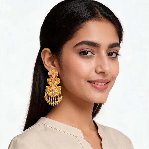 Yellow_Coca_Cola_Earrings_for_Women