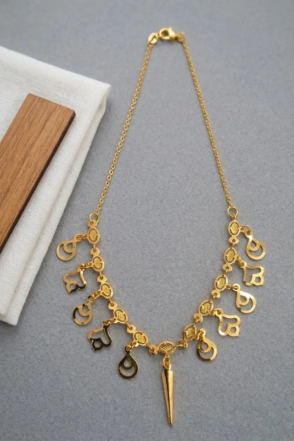 Gold_Brass_Layered_Charm_Pendant_Necklace_For_Women_-_Pack_of_2