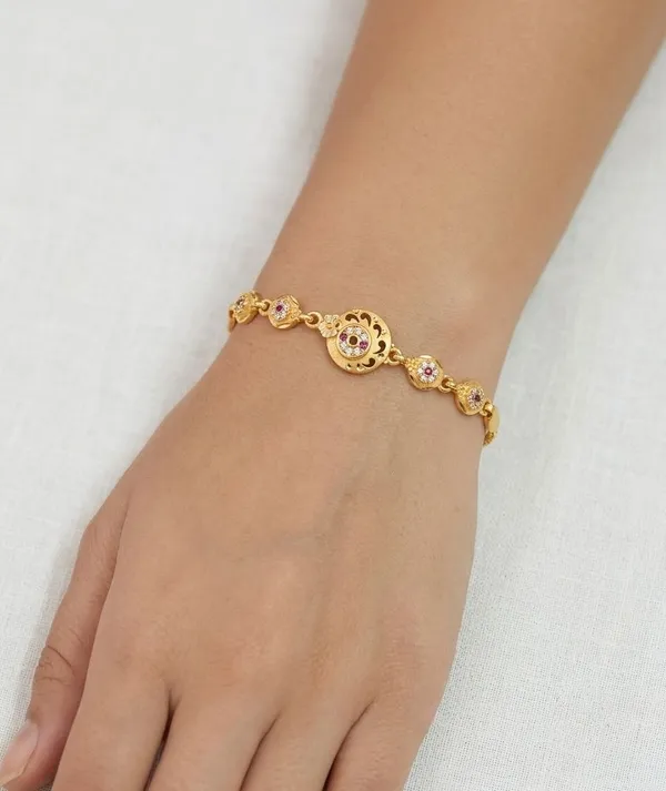 Gold_Plated_CZ_Diamond_Bracelet_for_Women