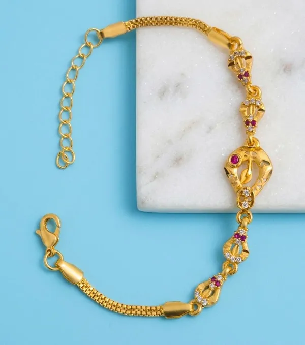 Gold_Tone_Ornate_Charm_Bracelet_for_Women