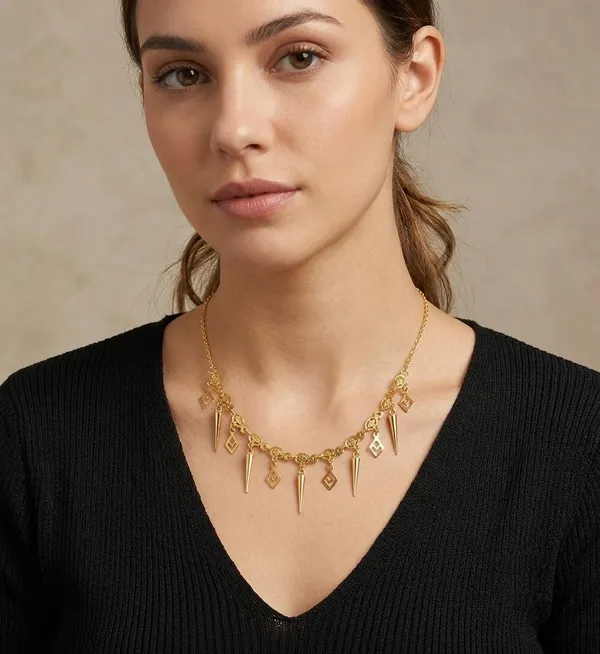 Gold_Brass_Geometric_Charm_Statement_Chain_Necklace_For_Women_-_Pack_of_2
