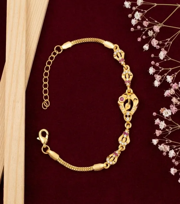 Gold_Tone_Ornate_Charm_Bracelet_for_Women