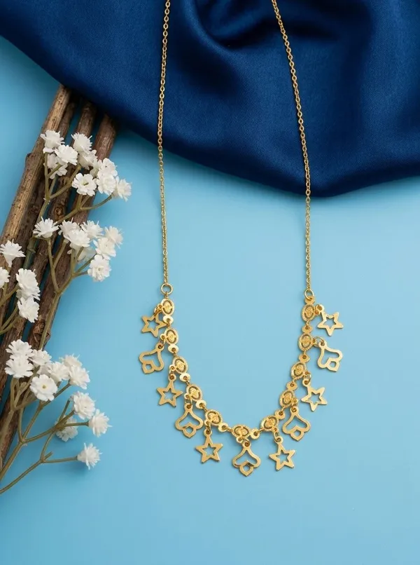 Gold_Tone_Charm_Necklace_for_Women