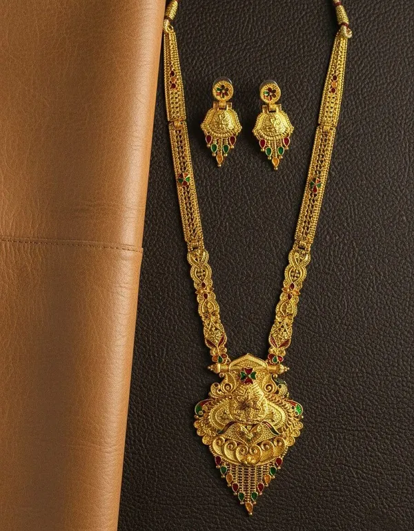 Gold_Tone_Temple_Necklace_Set_for_Women