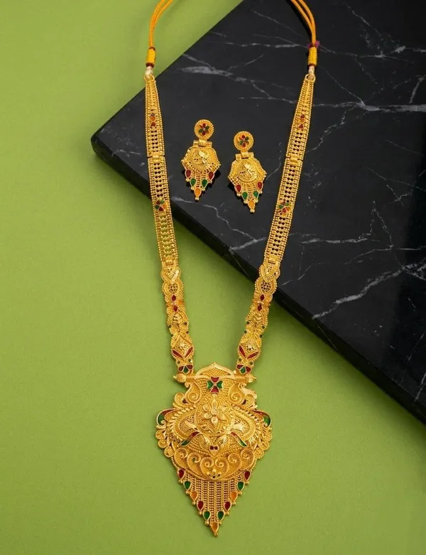 Gold_Tone_Temple_Style_Necklace_Set_for_Women